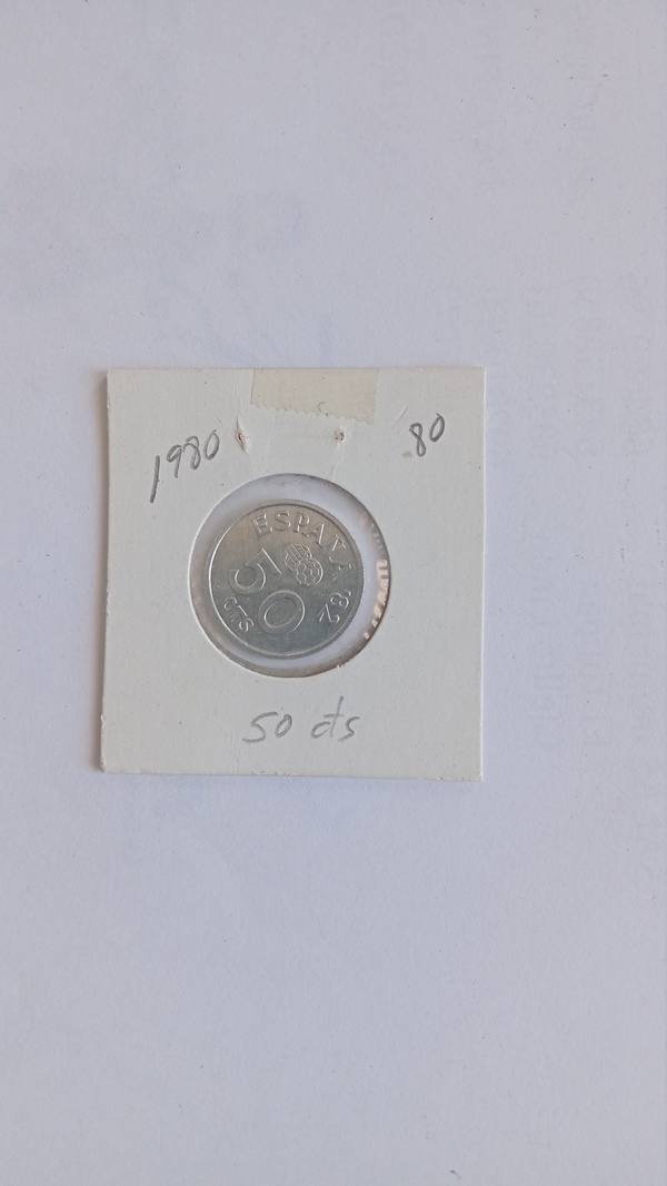 50 centimos de 1980