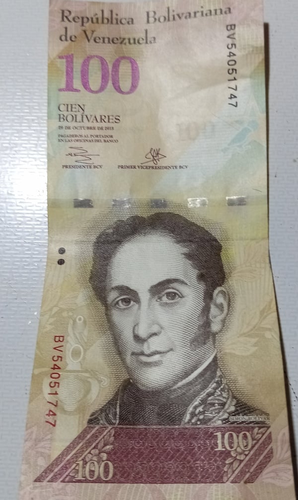 Billete de 100