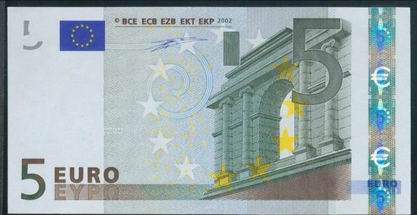 Billete 5 €