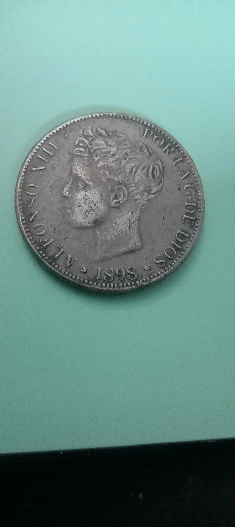 5 pesetas 1898