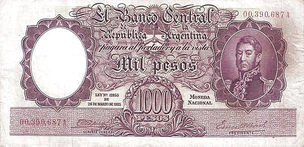 1000ペソ